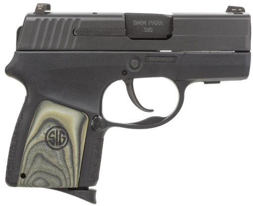 Buy Sig N P290RS Enhanced 9mm 2.9 6+1 NS Blk/Grn G10 Grip Blk