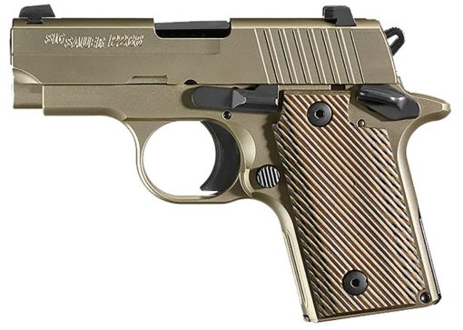 Buy SIG 238 380ACP, 2.7" Barrel, Nickel Finish,Vector Grips, 6rd Mag