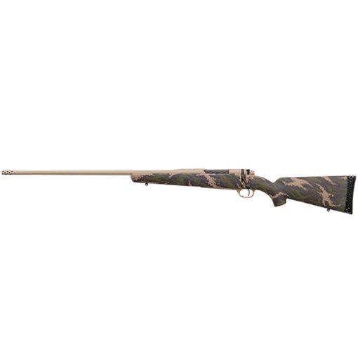 Buy Weatherby Mark V Back Country 257 Weatherby Mag, 26" Barrel, Carbon Fiber Green Tan Sponge Patterns, McMillan Tan Cerakote, Left Hand, 3rd