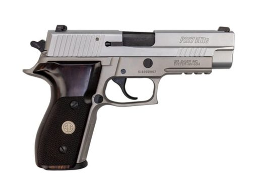 Buy Sig P227 AS Elite .45 ACP, Used, 4.4" Barrel, Stainless, SigLite, Wood Grips, 10rd