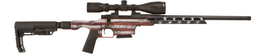 Buy Howa Mini EXCL Lite 7.62x39mm, 20" TB, GamePro Scope, Folding HTI Stock, American Flag Cerakote, 5rd