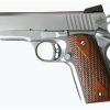 Buy Rock Island ECS 1911, Compact, 45ACP, 3.63" Barrel, Steel Frame, Stainless Finish, Wood Grips, Fixed Sights, 7Rd, 1 Magazine