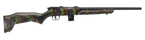 Buy Savage 93 Minimalist 22WMR, 18" Sporter Barrel, Green Laminate Finish, Laminate Stock, 2 Piece Weaver Base, 10rd