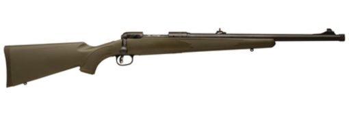 Buy Savage 11/111 Hog Hunter Bolt 338 Win Mag 20" Threaded Barrel, Green Synthetic Stock Black