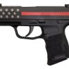 Buy Sig P365 9mm, 3" Barrel, XRay3 Night Sights, Manual Safety, Red Line Firefighter, 10rd