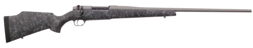 Buy Weatherby Mark V Weathermark 338-378 Weatherby Mag, 26" Barrel, Tac Gray Cerakote, Black Gray Webbing, Fixed Monte Carlo Stock, 2rd