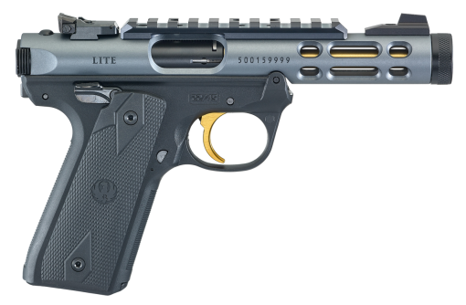 Buy Ruger Mark IV 22/45 Lite .22 LR, 4.4" Threaded Barrel, Diamond Gray, 10rd