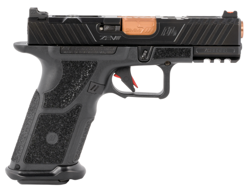 Buy ZEV Technologies O.Z-9 Compact, X 9mm, 4" Bronze Barrel, Steel Frame, Polymer X Grip, Black, 17rd