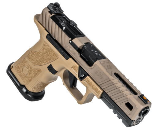 Buy ZEV Technologies O.Z-9 Compact Covert 9mm, 4.5" Black Barrel, Steel Frame, Polymer Grip, Flat Dark Earth, 15rd