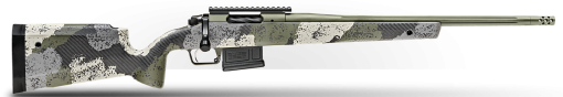 Buy Springfield Model 2020 Waypoint 308 Win, 20" Fluted Stainless Barrel, SA Radial Brake, Green, Mil-Spec Green Cerakote, Evergreen Camo Carbon Fiber Stock M-LOK, TriggerTech Adj Trigger, AICS 5rd Mag