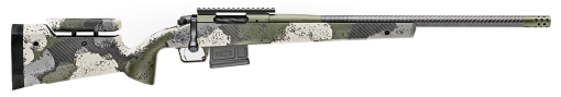 Buy Springfield Model 2020 Waypoint 6.5MM Creedmoor, 22" Carbon Fiber Barrel, SA Radial Brake, Green, Mil-Spec Green Cerakote, Evergreen Camo Adj Carbon Fiber Stock M-LOK, TriggerTech Adj Trigger, AICS 5rd Mag