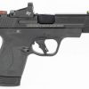 Buy Smith & Wesson, Shield Plus, Performance Center, Includes Crimson Trace Red Dot, Striker Fired, Micro Compact, 9mm, 4" Barrel, Optics Ready, Polymer Frame, No Thumb Safety, Fiber Optic Sights, Flat Face Trigger, 2 Mags, 1-10Rd 1-13Rd, Black