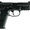 Buy FN LE FNX-9 9mm Single/Double 4" 17rd Black Interchangeable Backstrap Grip Polymer Frame Black Stainless Steel Slide