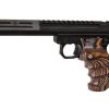 Buy Volquartsen Scorpion .22 LR, 6" Barrel, Target 22 Frame, Brown/Gray Grips, Black Stainless