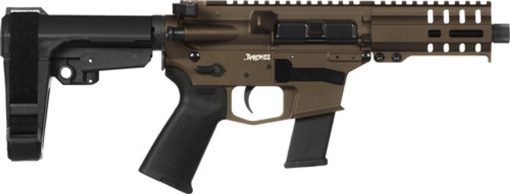 Buy CMMG Banshee MKG 45 ACP, 5" Barrel, Midnight Bronze, RipBrace, Thread Protector, RML4 Handguard, Magpul Grip, 13rd