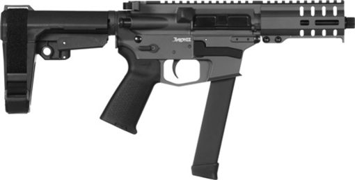 Buy CMMG Banshee 300 MKGS 9mm, 5" Barrel, Sniper Gray, Black Magpul, RipBrace, 33rd