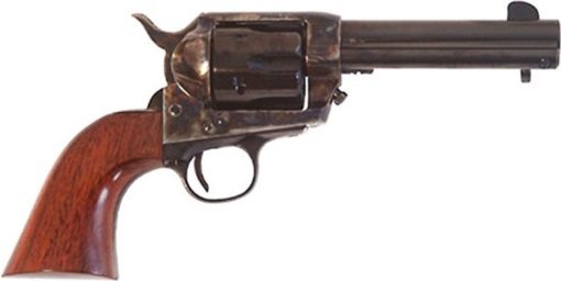 Buy Cimarron Frontier 45 Colt, 4 3/4" Barrel, Color Casehardned, Walnut, Blued, 6rd