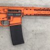 Buy Black Rain Outbreak AR-15 Billett Special Edition 5.56/223 16" Barrel, Orange Battleworn Cerakote, 15" Slim Rail 30rd Mag