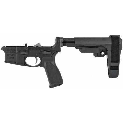 Buy Bravo Company, BCM, Pistol Lower Group with SBA3 Pistol Brace, Multi Cal, Aluminum Frame, 556NATO, Black Finish, GUNFIGHTER Pistol Grip,