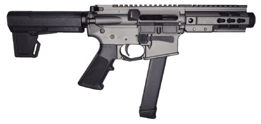 Buy Brigade BM-9 9mm, 5.5" Barrel, Rear Charge, Blade Brace, Tungsten Gray, 33rd