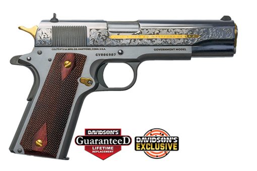 Buy Colt 1911 Heritage .38 Super 7 Round Stainless Steel, Engraved