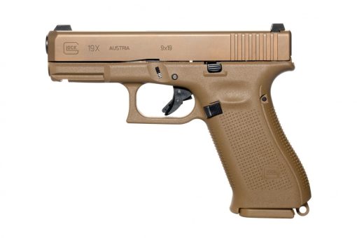 Buy Glock G19X 9mm, 4" Barrel, Coyote Finish, Nite Sites, 1x 17rd, 2x 17+2rd Mags