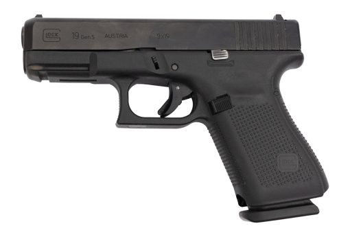 Buy Glock 19 Gen5 AUS Used 9mm, 4" Barrel, Contrast Sights, Black, 15rd