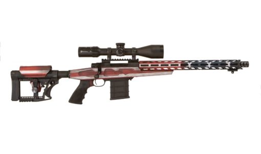 Buy Howa APC Flag Chassis Rifle 6.5 Creedmoor Scope Combo, 16" Threaded Barrel, 4-16x50mm Nikko Stirling Scope, Flag Finish, 10rd