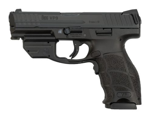 Buy HK VP9-B, 9mm, 4.09" Barrel, 17rd, Green Crimson Trace Laser, 3 Dot Sights