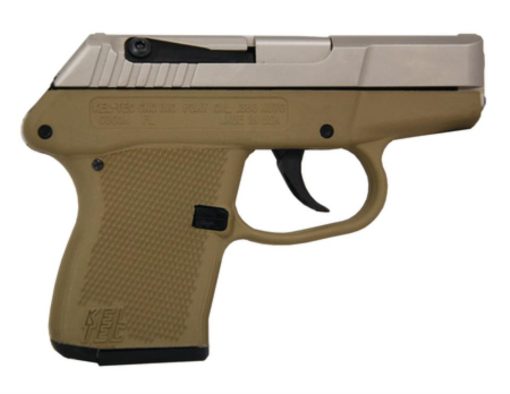 Buy Kel-Tec P-3AT .380 ACP 2.76" Barrel Nickel Boron Slide Tan Grip/Frame Double Action Only 6rd