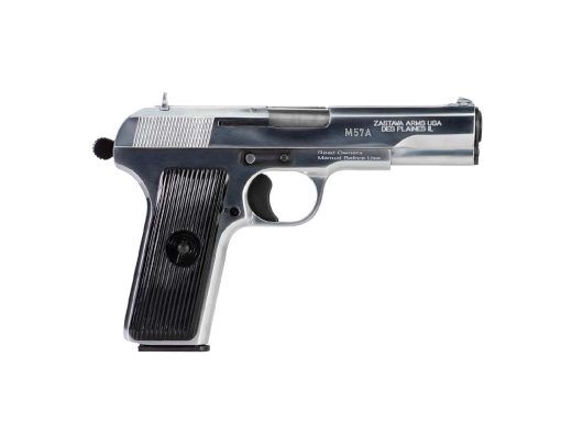 Buy Zastava M70AA Tokarev Pistol (Soviet TT Type) 7.62x25 4.5" Barrel, Chromed Finish, 9rd Mag