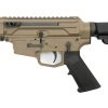 Buy MCM Firearms DS9-S Side Charging Pistol, 9mm, 5" Barrel, MP5 Mag, FDE Cerakote