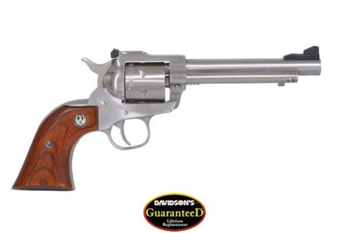 Buy Ruger Single Six Revolver 17 HMR 5.5" Barrel SS Finish Rosewood Grips