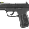 Buy Ruger, MAX-9, Semi-automatic, Striker Fired, Sub-Compact, 9mm, 3.2" Barrel, Black Oxide Finish, Polymer Frame, No Thumb Safety, Optic Ready, Front TFO Night Sight, 2 10rnd