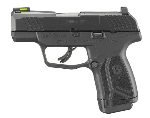 Buy Ruger, MAX-9, Semi-automatic, Striker Fired, Sub-Compact, 9mm, 3.2" Barrel, Black Oxide Finish, Polymer Frame, No Thumb Safety, Optic Ready, Front TFO Night Sight, 2 10rnd