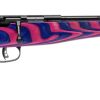 Buy Savage Rascal Minimalist .22 LR, 16" Barrel, ChevCore Pink/Purple Laminate, 1rd