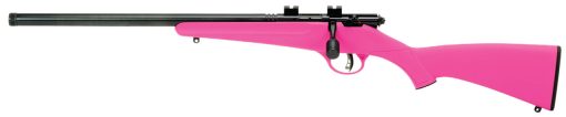 Buy Savage Rascal FV-SR 22 LR, 16" Barrel, Pink, Left Hand, 1rd