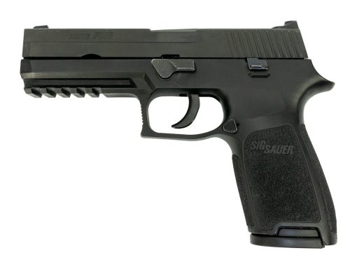 Buy Sig P250 Full Size Used .45 ACP, 4.7" Barrel, Contrast Sights, Black Nitron, 10rd/14rd No Box