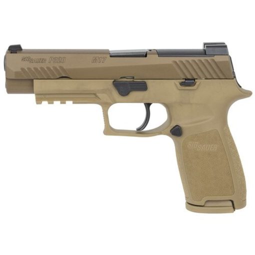 Buy Sig P320-M17 9mm, 4.7" Barrel, No Manual Safety, Coyote, Mag Coupon, 1x 17rd