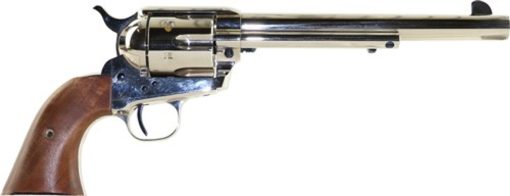 Buy Standard Mfg Single Action Revolver 45 Colt 7.5" Barrel, Nickel Plated, Walnut 1 Pc Grip