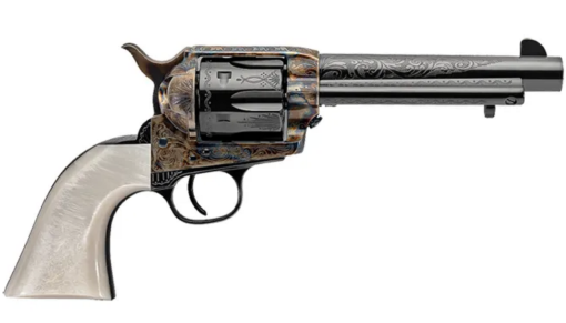 Buy Uberti 1873 Cattleman Outlaws & Lawmen "Dalton" .45 Colt, 5.5", Pearl, Blued, 6rd