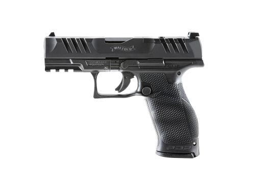 Buy Walther, PDP, Optics Ready, Semi-automatic, Polymer Frame, Striker Fired, Full Size Frame, 9mm, 4" Barrel, Black, Adjustable Rear Sight, 18Rd