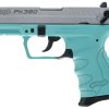 Buy Walther PK380 .380 ACP 3.6" Barrel, 3-Dot, Stainless, Angel Blue, 8rd