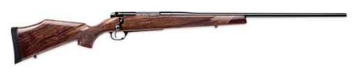 Buy Weatherby Mark V Deluxe, .308 Win, 24", 5rd, High Luster Blued Finish, Fancy Grade Walnut Monte Carlo Stock