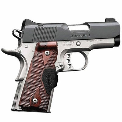 Buy KIMBER ULTRA CARRY II BLACK / STAINLESS .45 ACP 3" BARREL 7-ROUNDS W/ LASER GRIPS